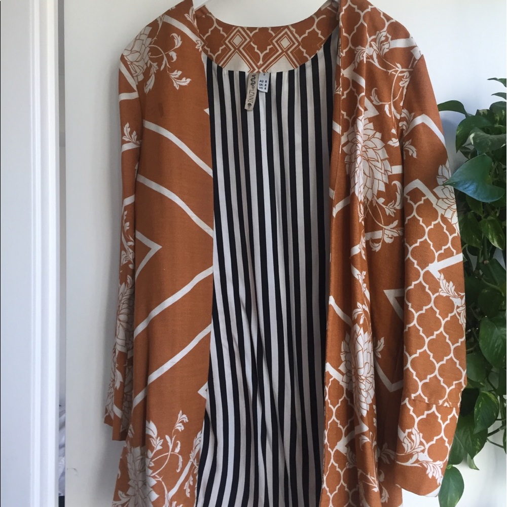 Lenni the Label Open Rust Jacket